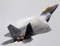 F-22 at Farnborough 2008
