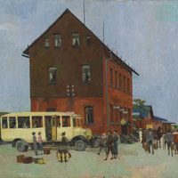 Schmalspurbahn trifft Omnibus