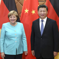 Merkel, Xi