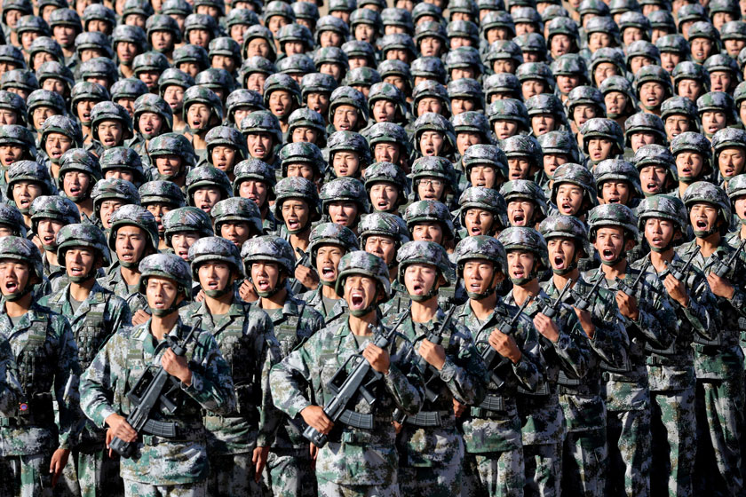 PLA soldiers