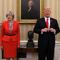 Trump and May