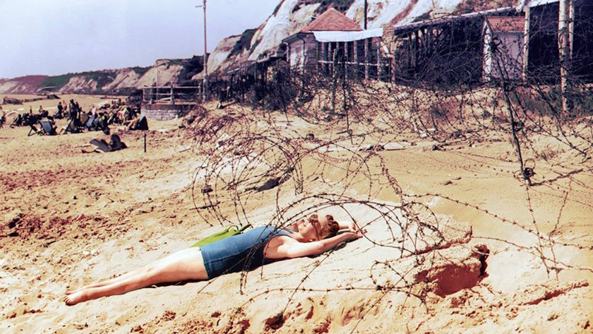 Bournemouth beach 1944